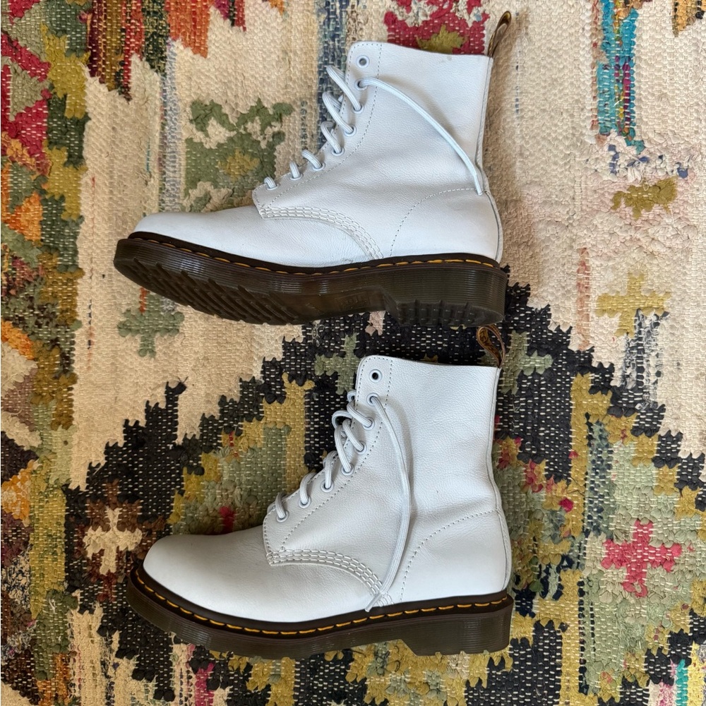 Leather Lace-Up Boots